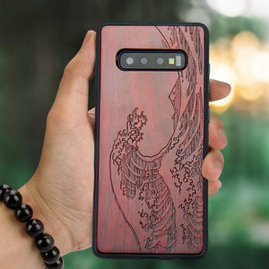 For Samsung Galaxy S10 plus Case Back Covers Shockproof Natural Wood Case for Samsung S10Plus S10e Protective Cases Shell Bumper