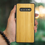 For Samsung Galaxy S10 plus Case Back Covers Shockproof Natural Wood Case for Samsung S10Plus S10e Protective Cases Shell Bumper