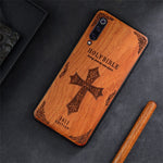 Custom Carved Wood Case For Xiaomi Mi 9 SE Case funda on Xiaomi mi 9 mi 8 se mi8 lite mix 3 2 2s Wooden TPU Protective Case