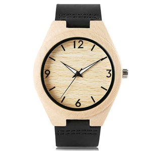 Creative Full Natural Wood Male Watches Handmade Bamboo Novel Fashion Men Women Wooden Bangle Quartz Wrist Watch Reloj de madera