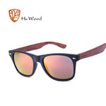 HU WOOD 2018 DESIGN Men/Women Classic Retro Rivet Polarized Sunglasses 100% UV Protection bamboo Sun Glasses GRS8004