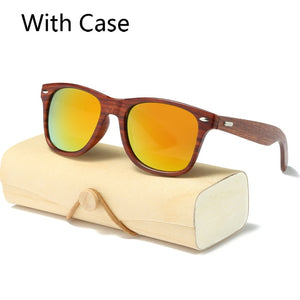 Handmade Wood Sunglasses Men women square Sunglasses for men women Mirror Wooden Sun Glasses retro de sol masculino 2017