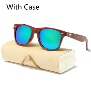 Handmade Wood Sunglasses Men women square Sunglasses for men women Mirror Wooden Sun Glasses retro de sol masculino 2017