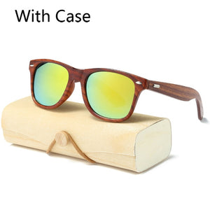 Handmade Wood Sunglasses Men women square Sunglasses for men women Mirror Wooden Sun Glasses retro de sol masculino 2017