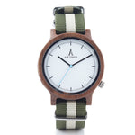 ALK Vision Pride Rainbow Top Wood Watches Luxury Brand Women Mens Wooden Watch with Canvas LGBT Strap Fashion Casual Wristwatch