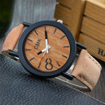 Fashion Luxury Imitation Wood Grain Watch Men Women Simple Casual Leather Clocks Mens Watches Couple Sports Quartz Wristwatch