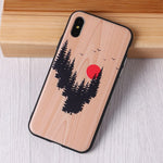 TOMOCOMO imitative Wood Cover For 6 7 7Plus 8 8Plus X XS Max 3D Relief Elephone Vintage Style Phone Cases Cover Capa Fundas