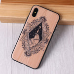 TOMOCOMO imitative Wood Cover For 6 7 7Plus 8 8Plus X XS Max 3D Relief Elephone Vintage Style Phone Cases Cover Capa Fundas