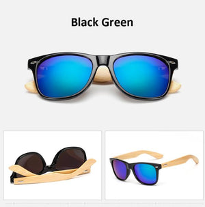 Retro Wood Sunglasses Women Mens Bamboo Sunglass Women Brand Design Classic Goggles Gold Mirror Sun Glasses Shades lunette oculo