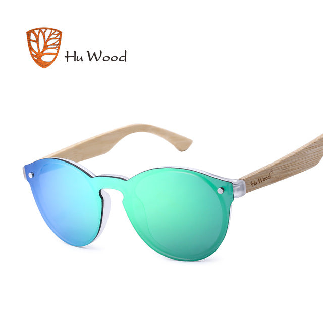 HU WOOD New Arrival Wood Sunglasses Multi Color Uv Sun Glasses Driving Wind lenses trend ladies outdoor personality sunglasses