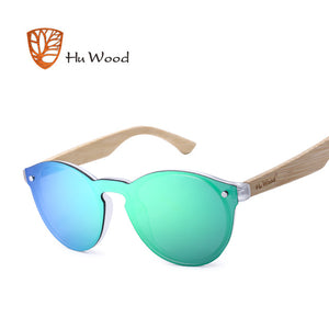 HU WOOD New Arrival Wood Sunglasses Multi Color Uv Sun Glasses Driving Wind lenses trend ladies outdoor personality sunglasses