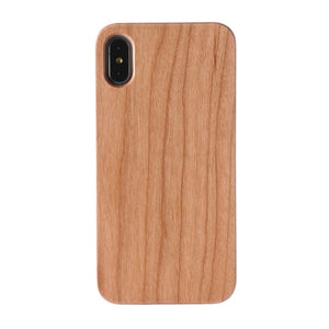 Real Wood Case For iphone X XS Max 8 7 6 6S Plus 5S SE Cover Natural Bamboo Wooden Hard Phone Cases For Samsung Galaxy S8 S9