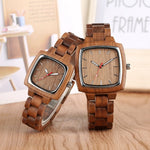 Unique Walnut Wooden Watches for Lovers Couple Men Watch Women Woody Band Reloj Hombre 2019 Clock Male Hours Top Souvenir Gifts