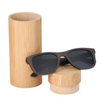 BerWer bamboo sunglasses 2019 fashion polarized sunglasses popular new design wooden sunglasses Frame Handmade