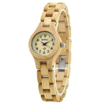 BEWELL Slim Women Bracelet Watch Wood Watch Woman Watches 2019 Brand Luxury Quartz Ladies Watch Digital Relogio Feminino 123A