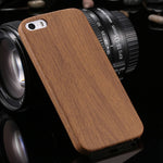 KISSCASE Vintage Wood Texture Pattern Leather Cases For iPhone 7 6 6S Plus 5 5S SE Case Soft Wood Cover For iPhone 7 X Xs Max XR