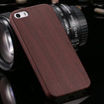 KISSCASE Vintage Wood Texture Pattern Leather Cases For iPhone 7 6 6S Plus 5 5S SE Case Soft Wood Cover For iPhone 7 X Xs Max XR