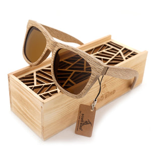 BOBO BIRD Sunglasses Women Men Handmade Nature Wooden Polarized Sunglasses New  With Creative Wooden Gift Box AG007