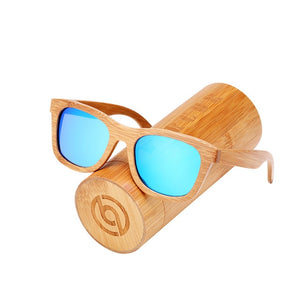 BARCUR Retro Men Sun glasses Women Polarized Sunglasses Bamboo Handmade Wood Sunglasses Beach Wooden Glasses Oculos de sol