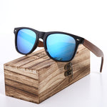 BARCUR Black Walnut Sunglasses Wood Polarized Sunglasses Men Glasses Men UV400 Protection Eyewear Wooden Original Box