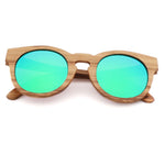 Polarized zebra wood glasses handmade retro wooden frame men's driving sunglasses cool polarized women's bamboo sunglasses