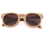 Polarized zebra wood glasses handmade retro wooden frame men's driving sunglasses cool polarized women's bamboo sunglasses