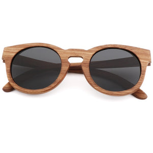 Polarized zebra wood glasses handmade retro wooden frame men's driving sunglasses cool polarized women's bamboo sunglasses