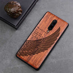 Oneplus 7 pro Case Boogic Original Real Wood funda Oneplus 7 Rosewood TPU Shockproof Back Cover Phone Shell One plus 7 Pro case